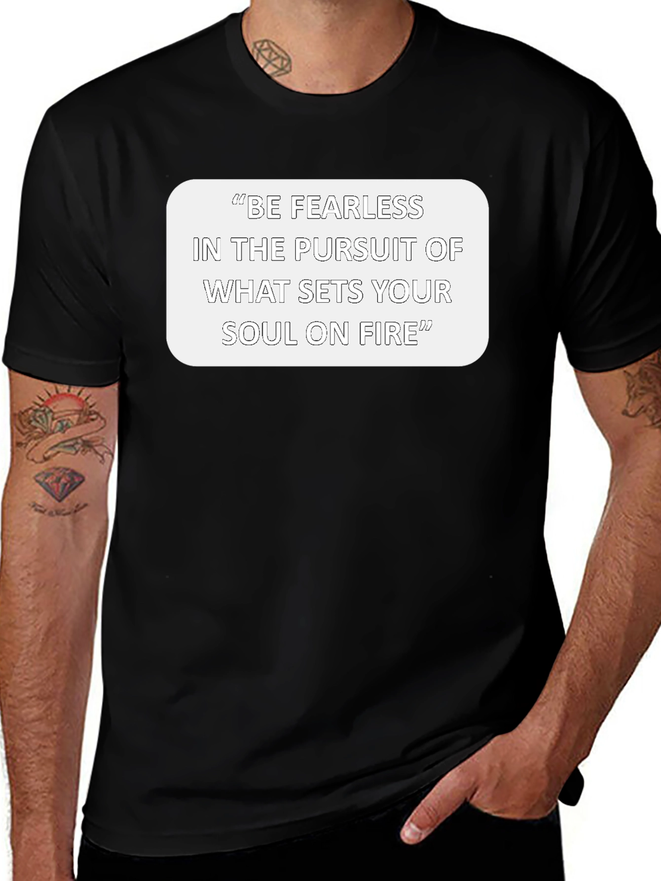 Fearless Pursuit Graphic T-Shirt - Motivational Tee
