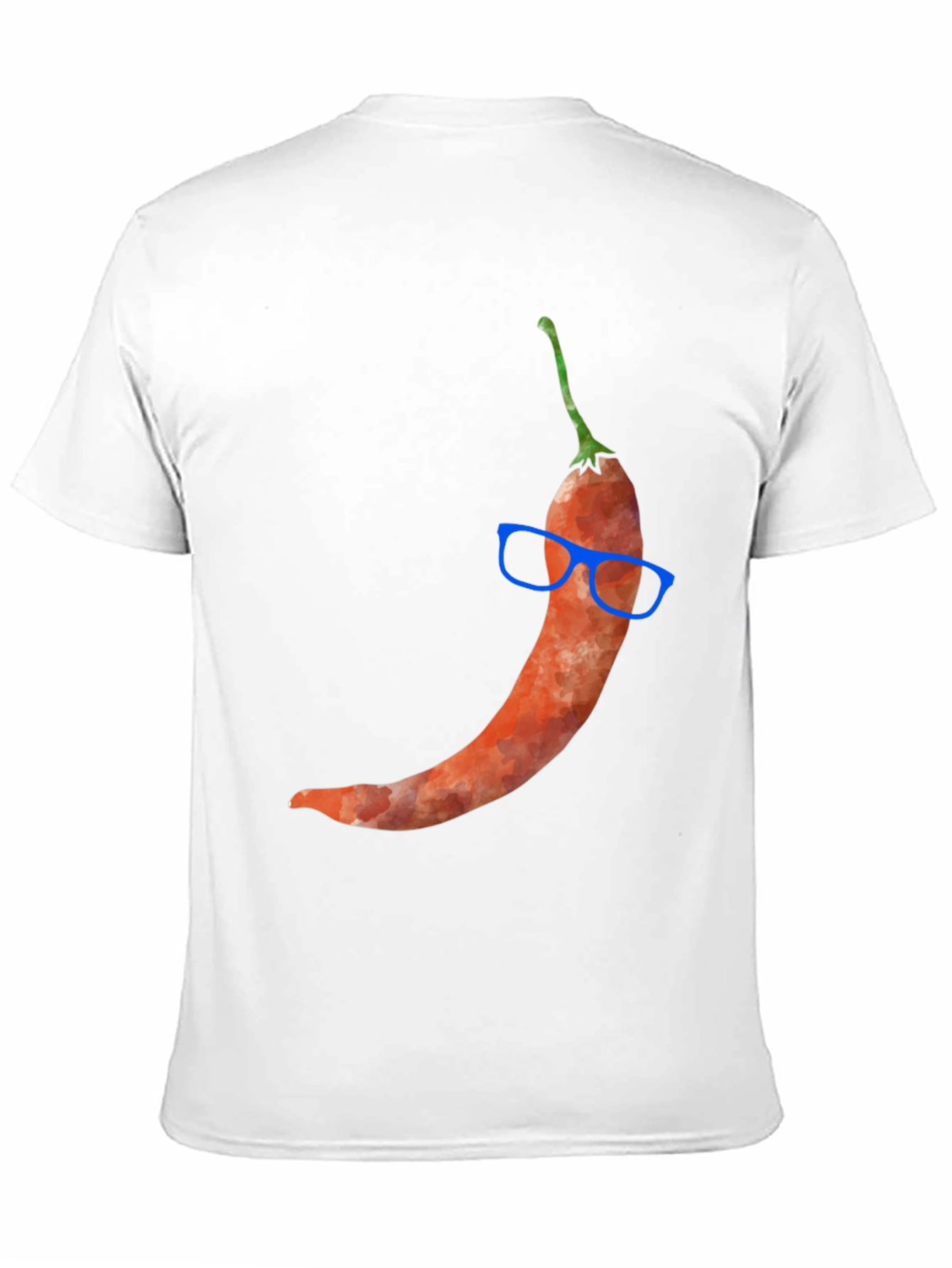 Chili Pepper with Glasses Graphic Tee - Quirky Style