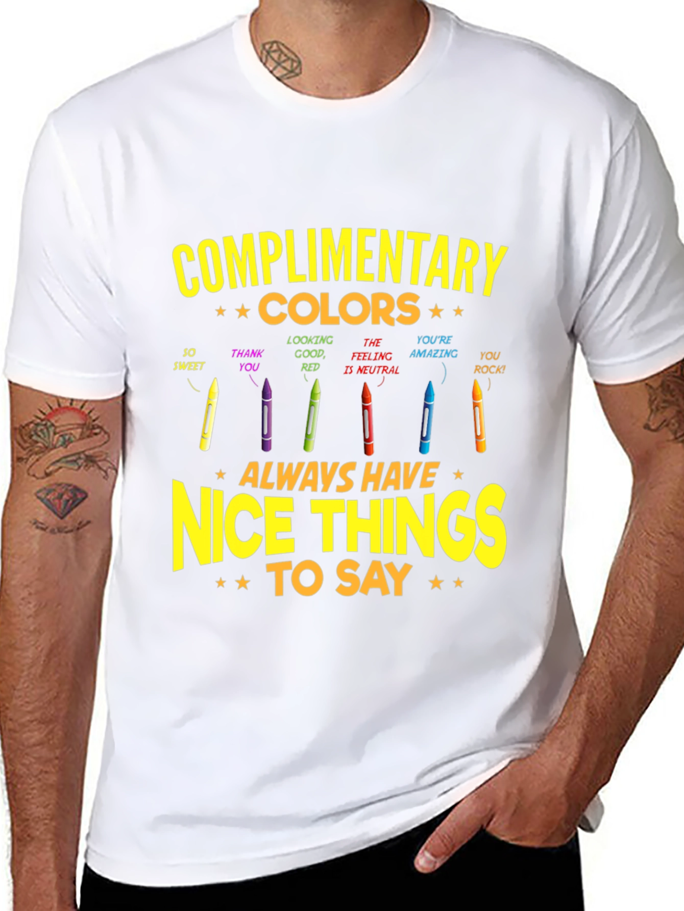 Complimentary Colors Graphic T-Shirt