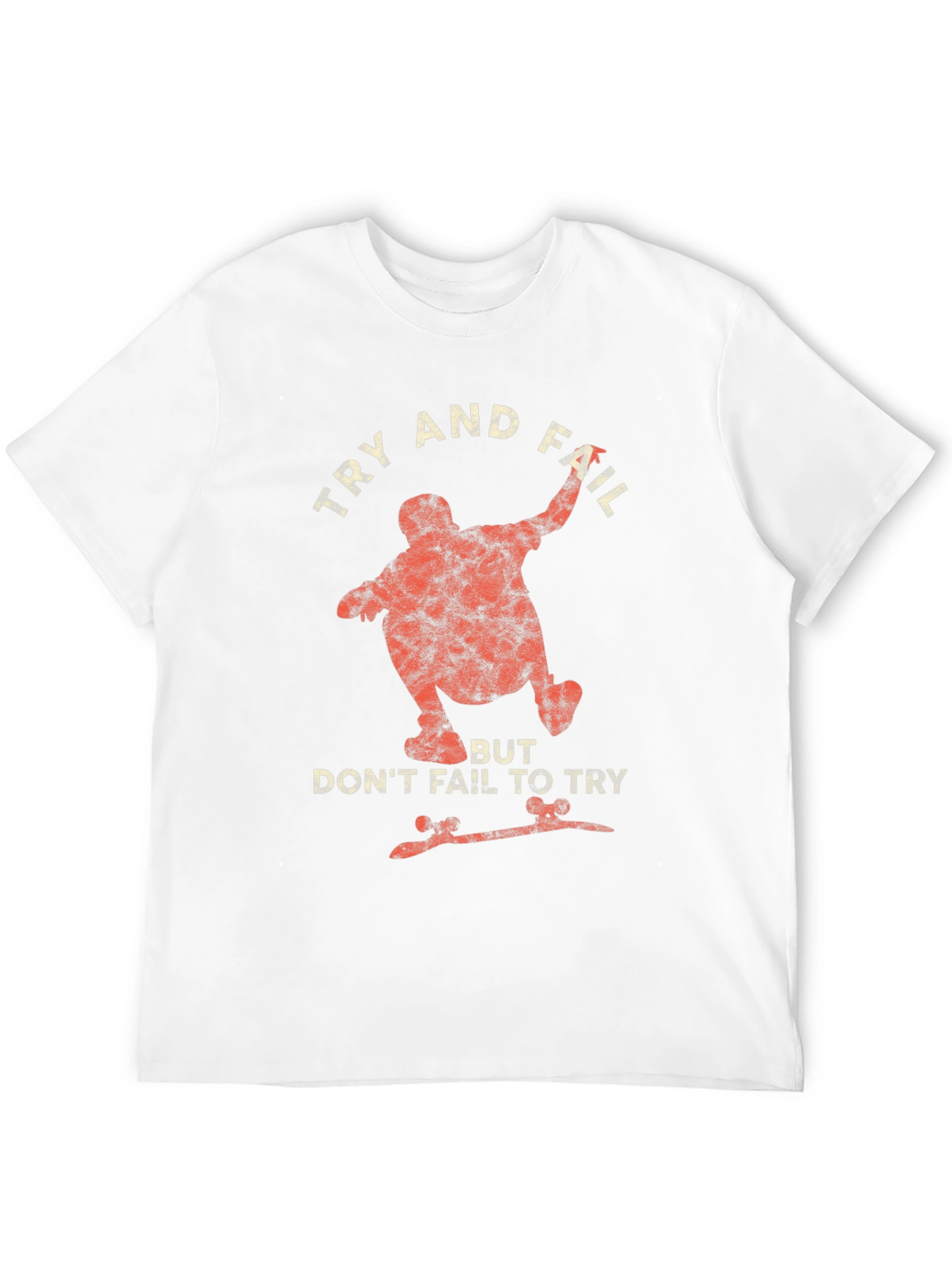 Try and Fail Skateboarder Graphic T-Shirt