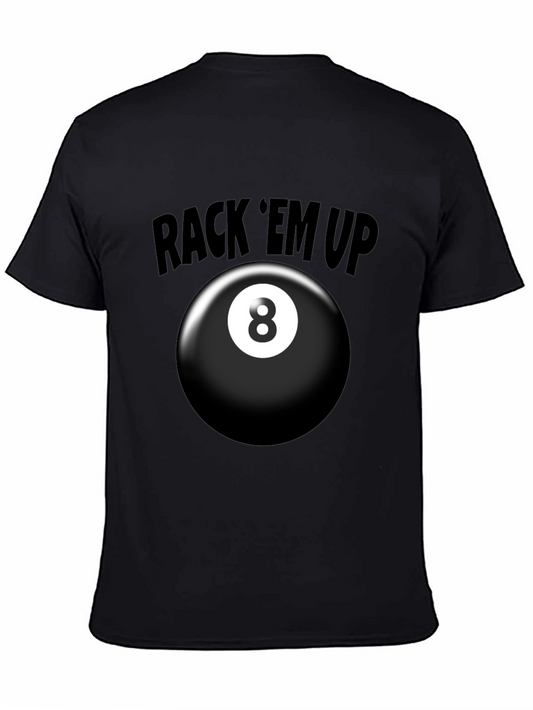 Rack Em Up 8 Ball Graphic T-Shirt