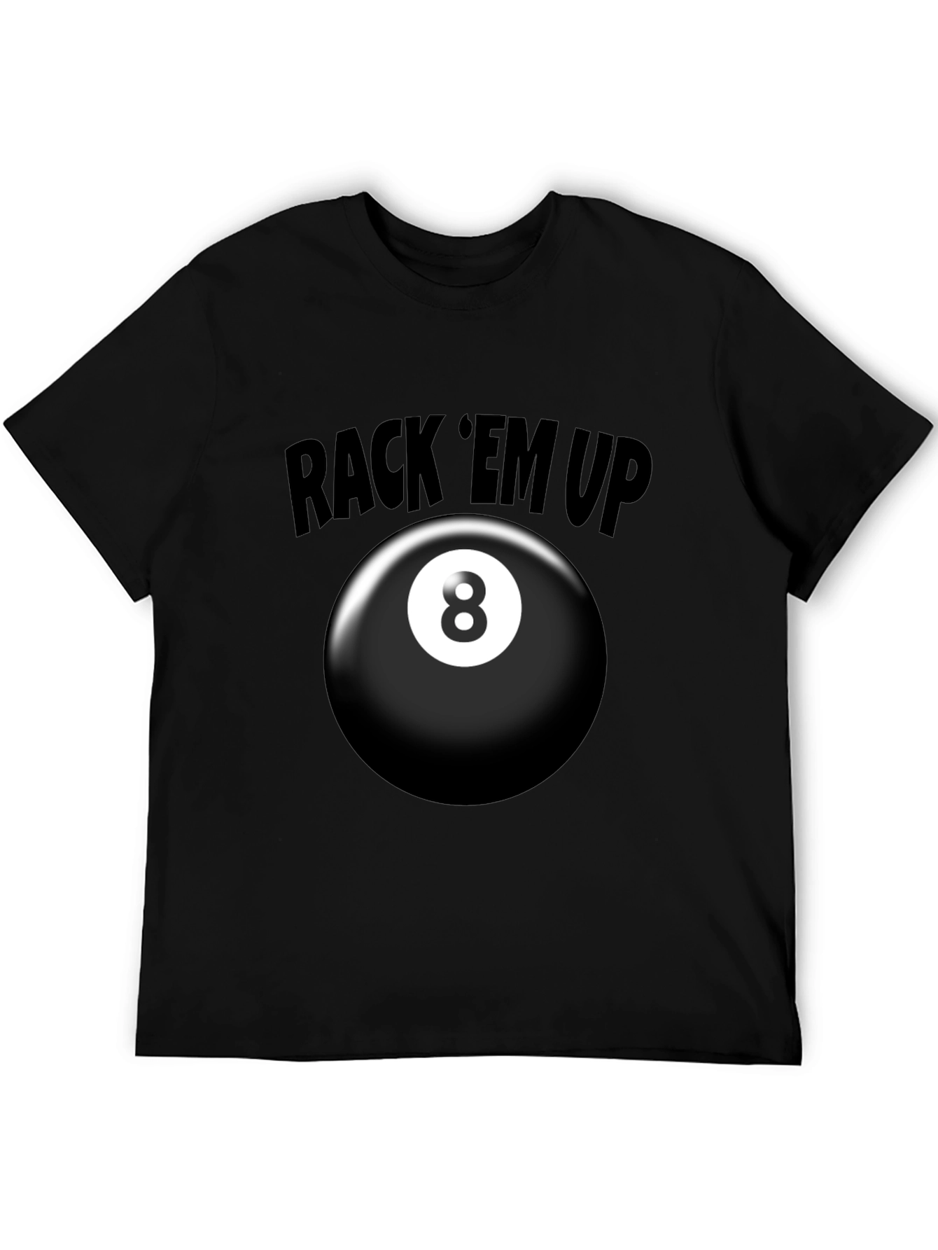 Rack Em Up 8 Ball Graphic T-Shirt
