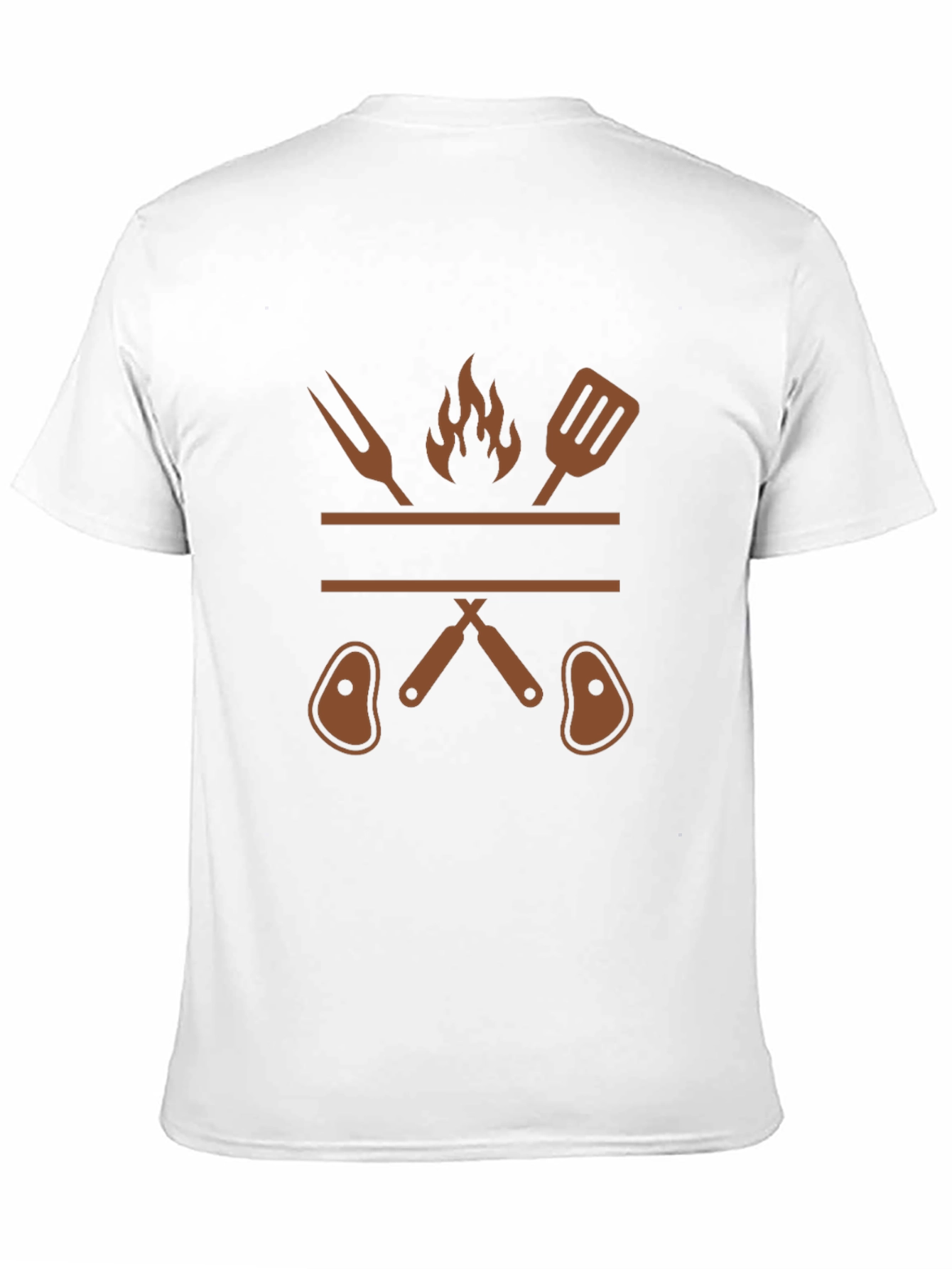 BBQ Grill Master T-Shirt - Black Casual Fit