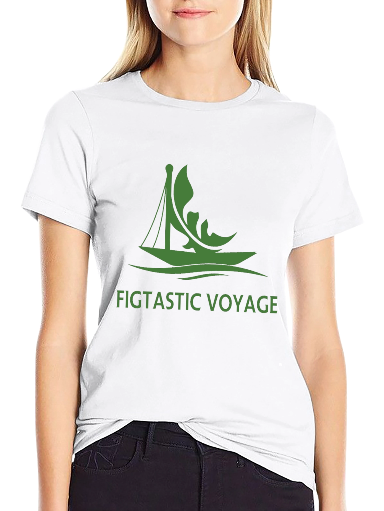 Figtastic Voyage Black Graphic Tee