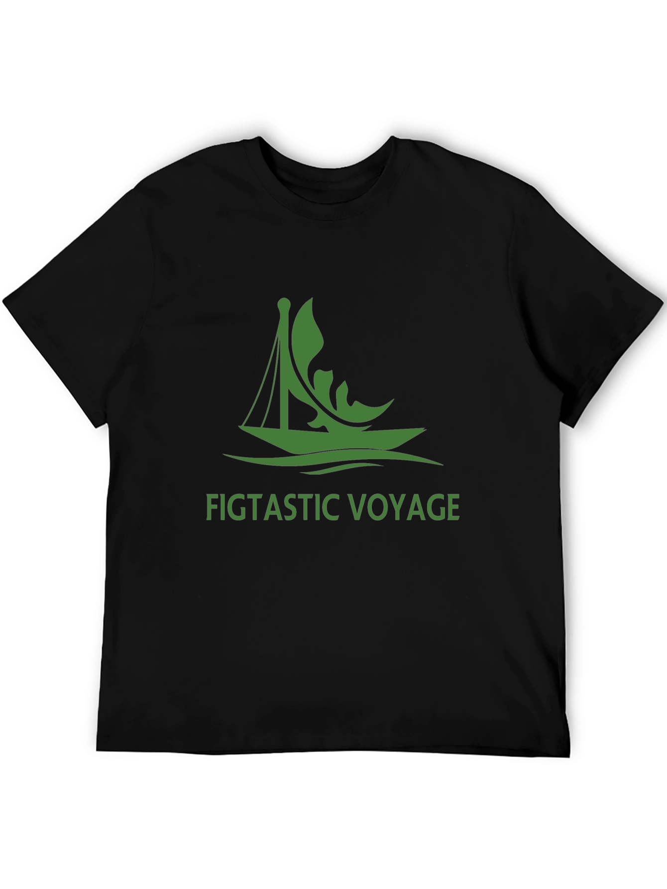 Figtastic Voyage Black Graphic Tee