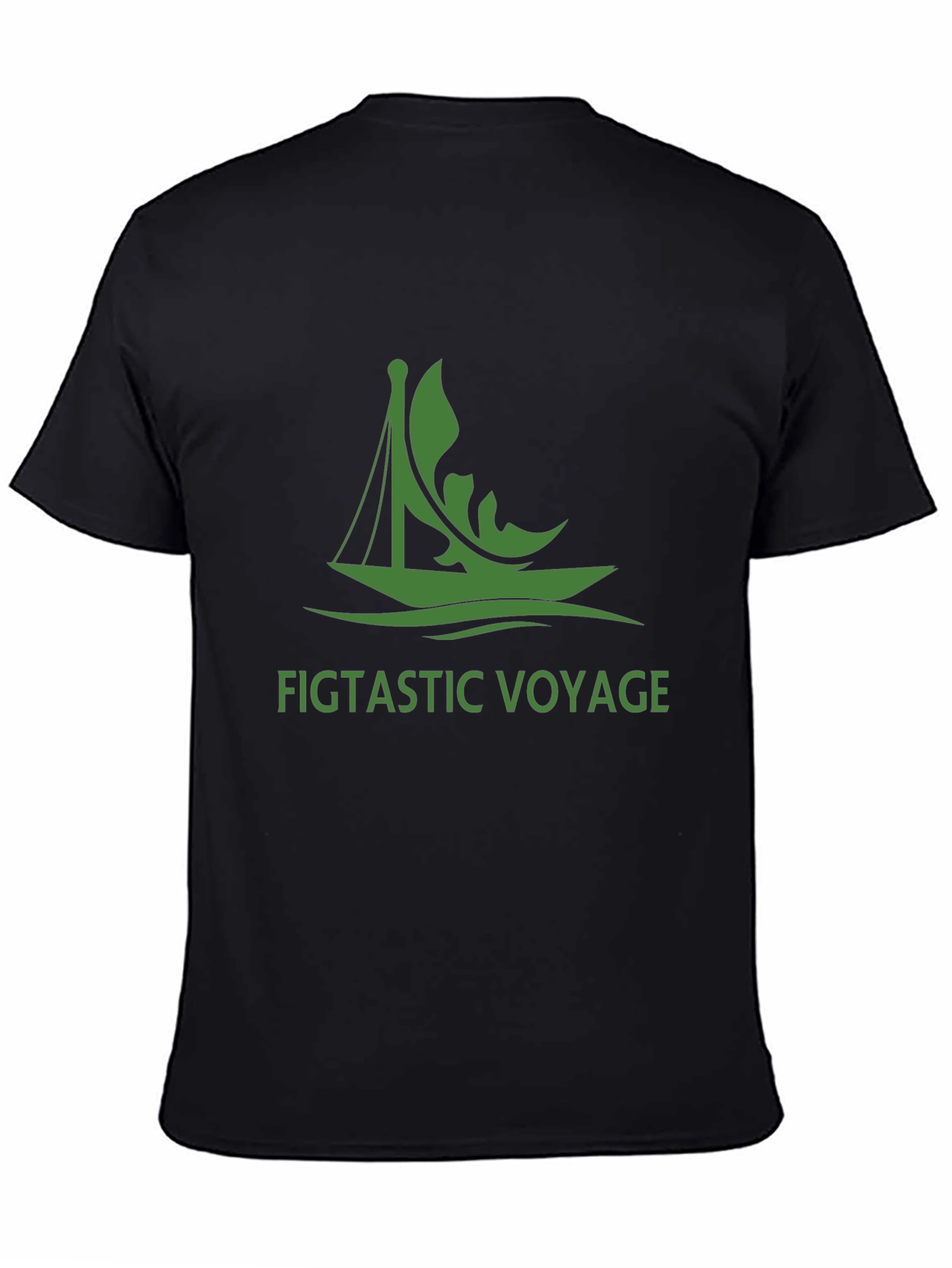 Figtastic Voyage Black Graphic Tee