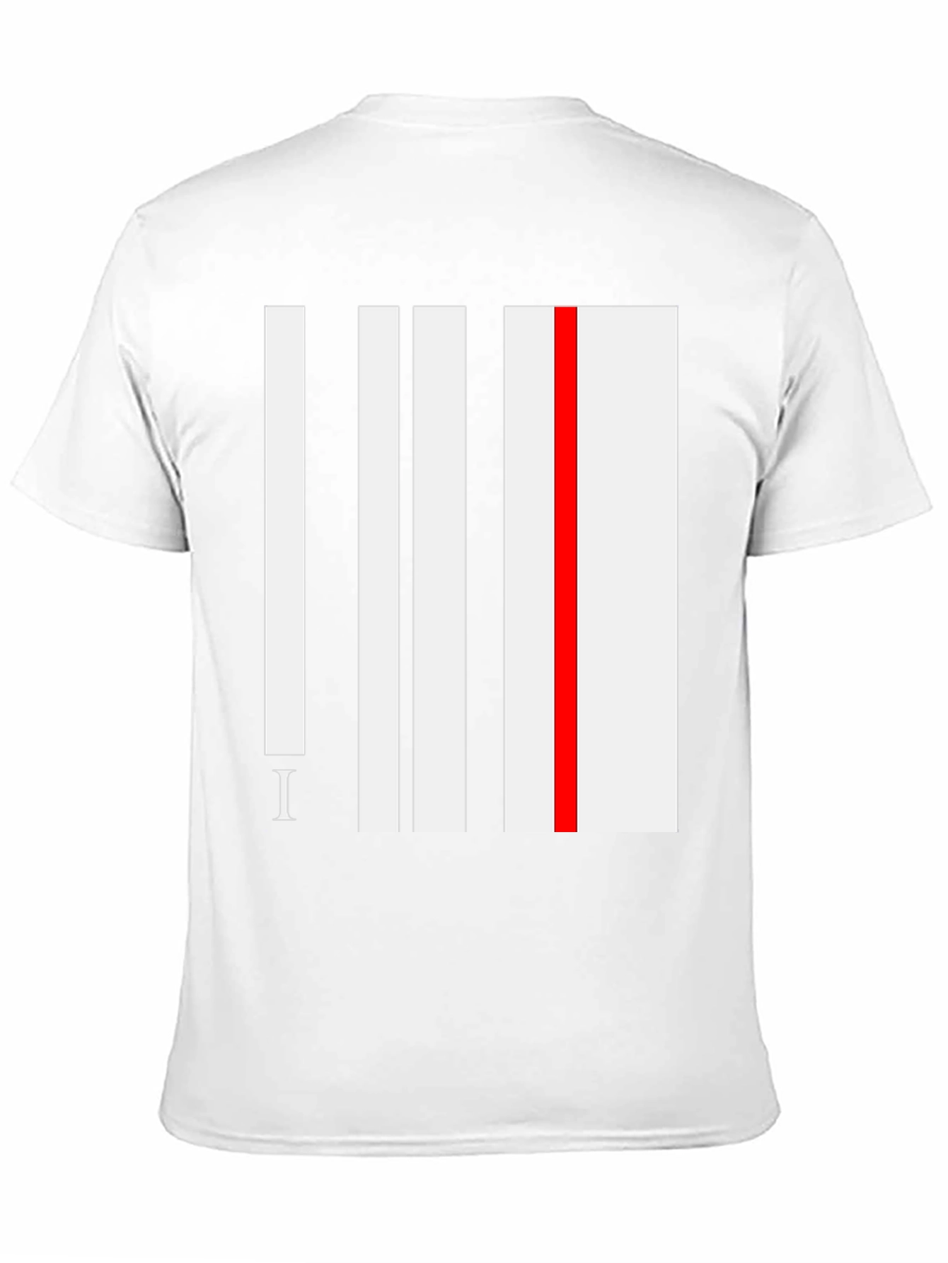 Modern Stripe Tee - Black Graphic Print Shirt