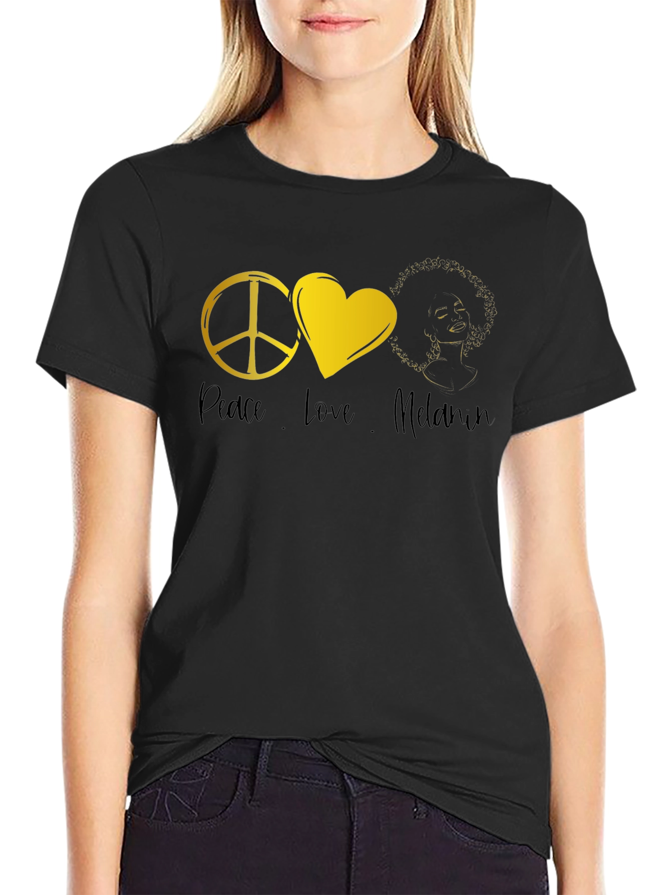 Peace Love Melanin T-Shirt