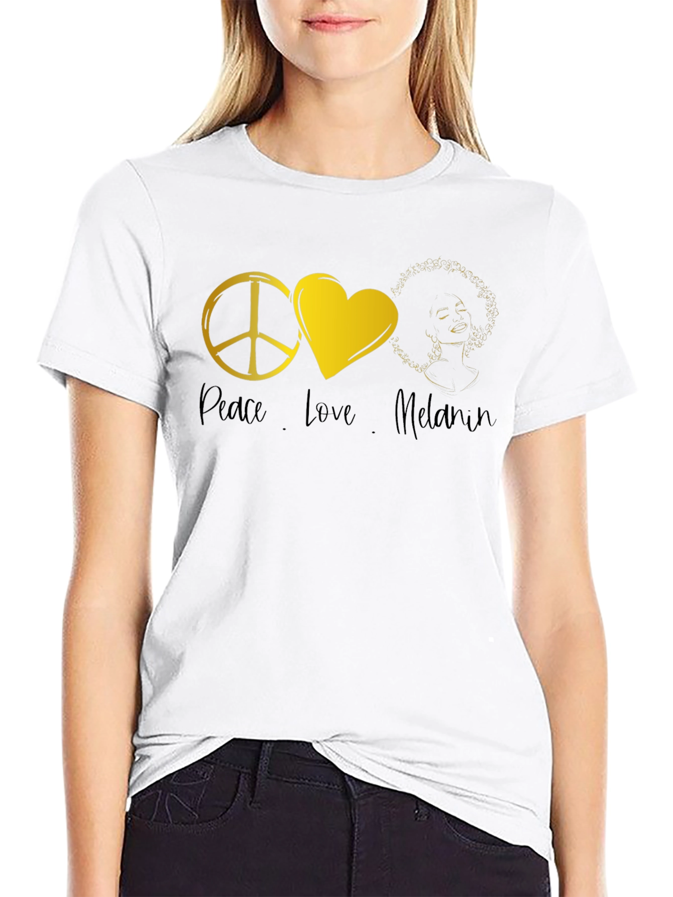 Peace Love Melanin T-Shirt