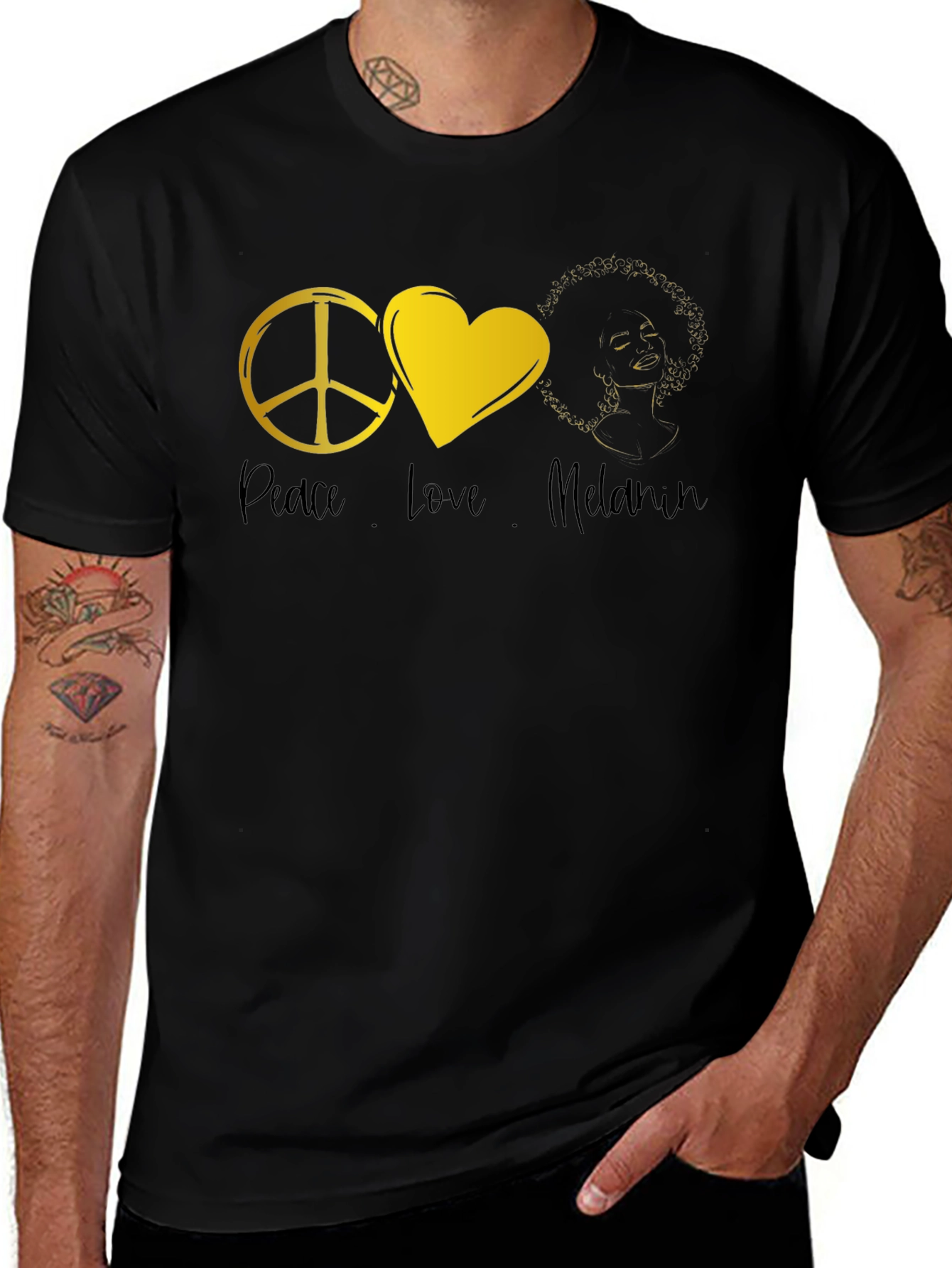 Peace Love Melanin T-Shirt
