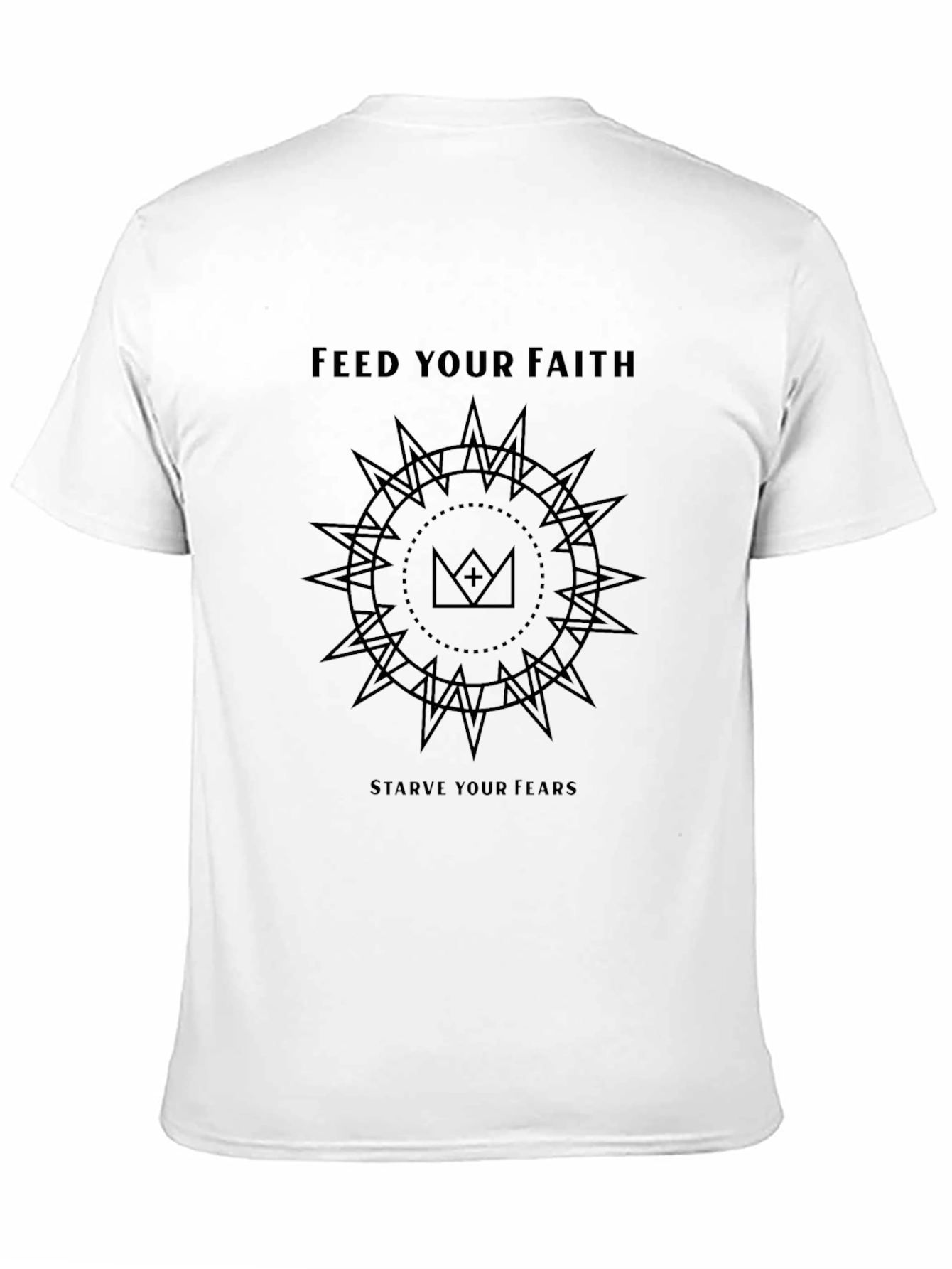 Faith Over Fear Graphic Tee - Black