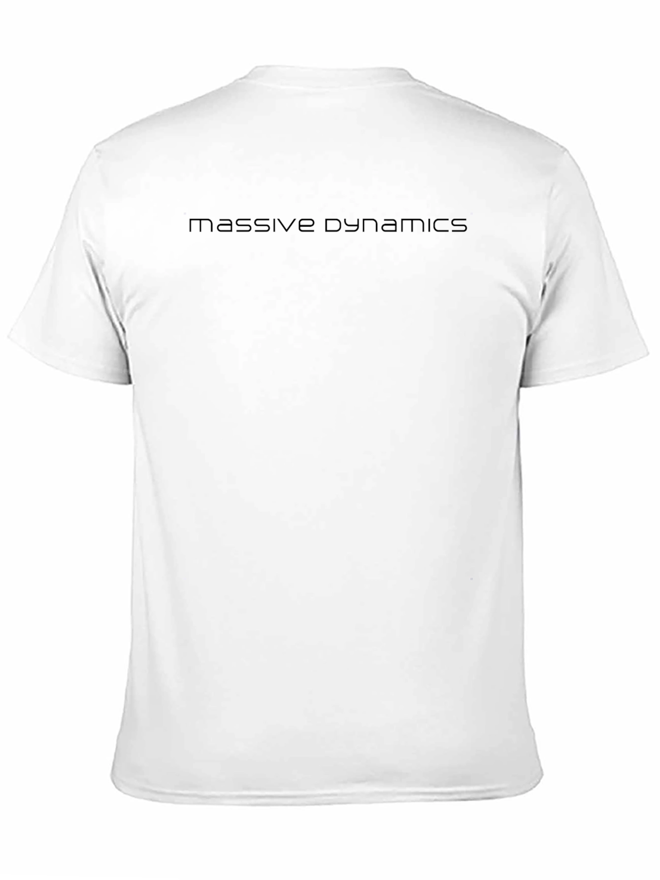 Massive Dynamics Black Crew Neck T-Shirt