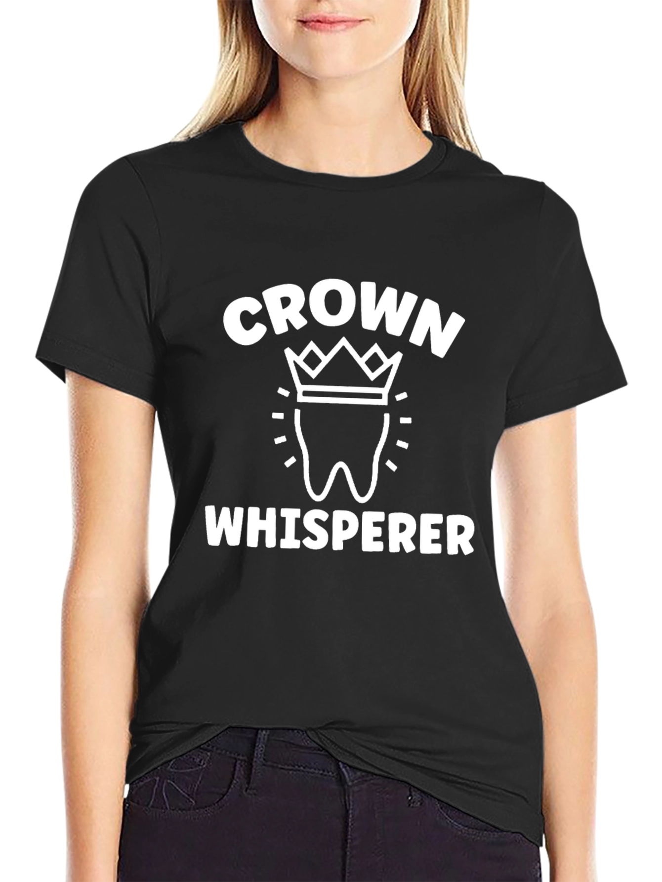 Crown Whisperer Black T-Shirt