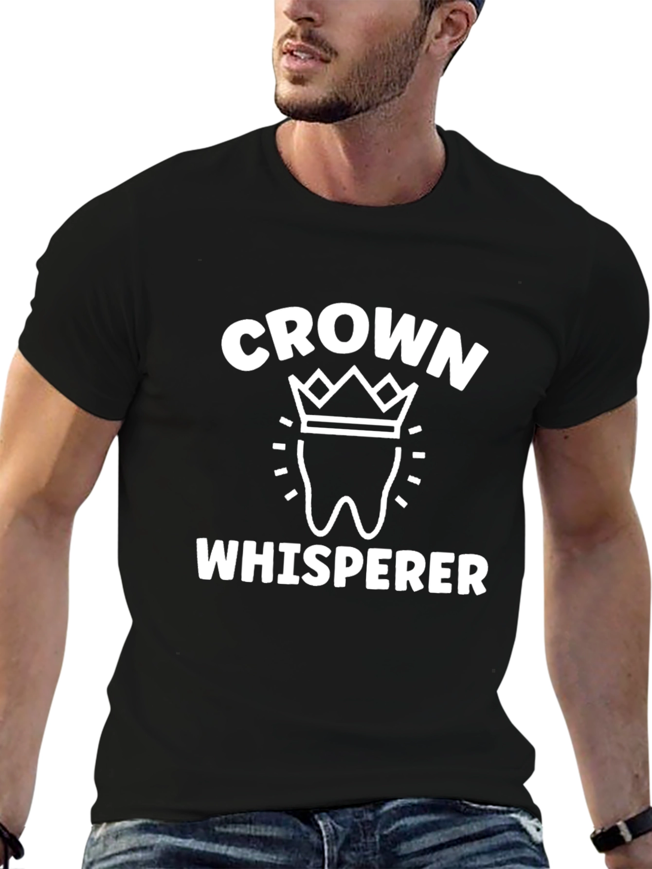 Crown Whisperer Black T-Shirt
