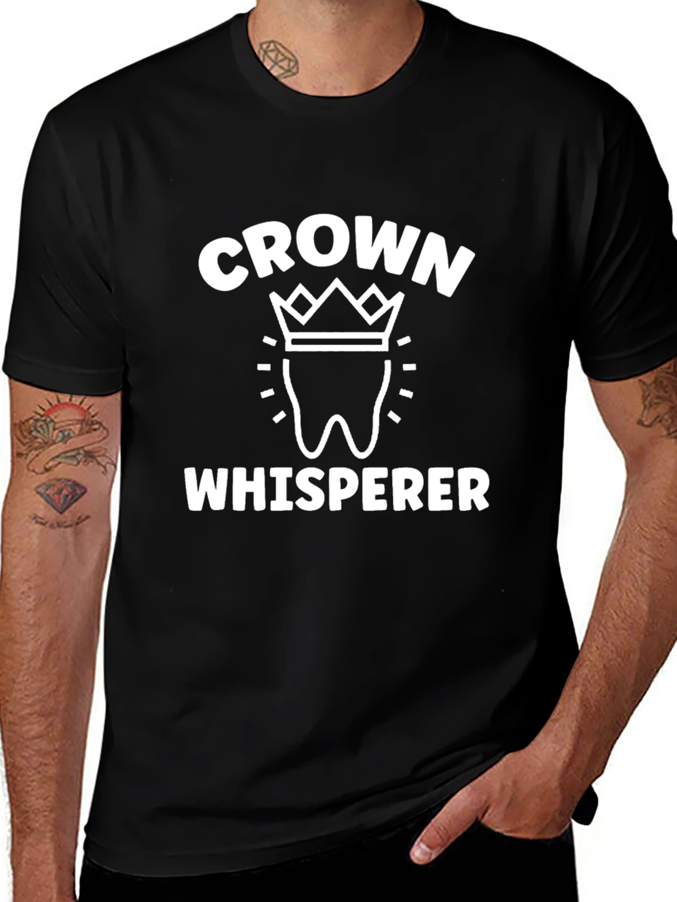 Crown Whisperer Black T-Shirt