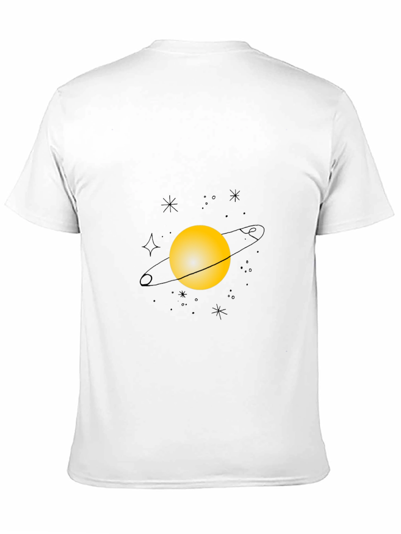 Planet Graphic Black T-Shirt