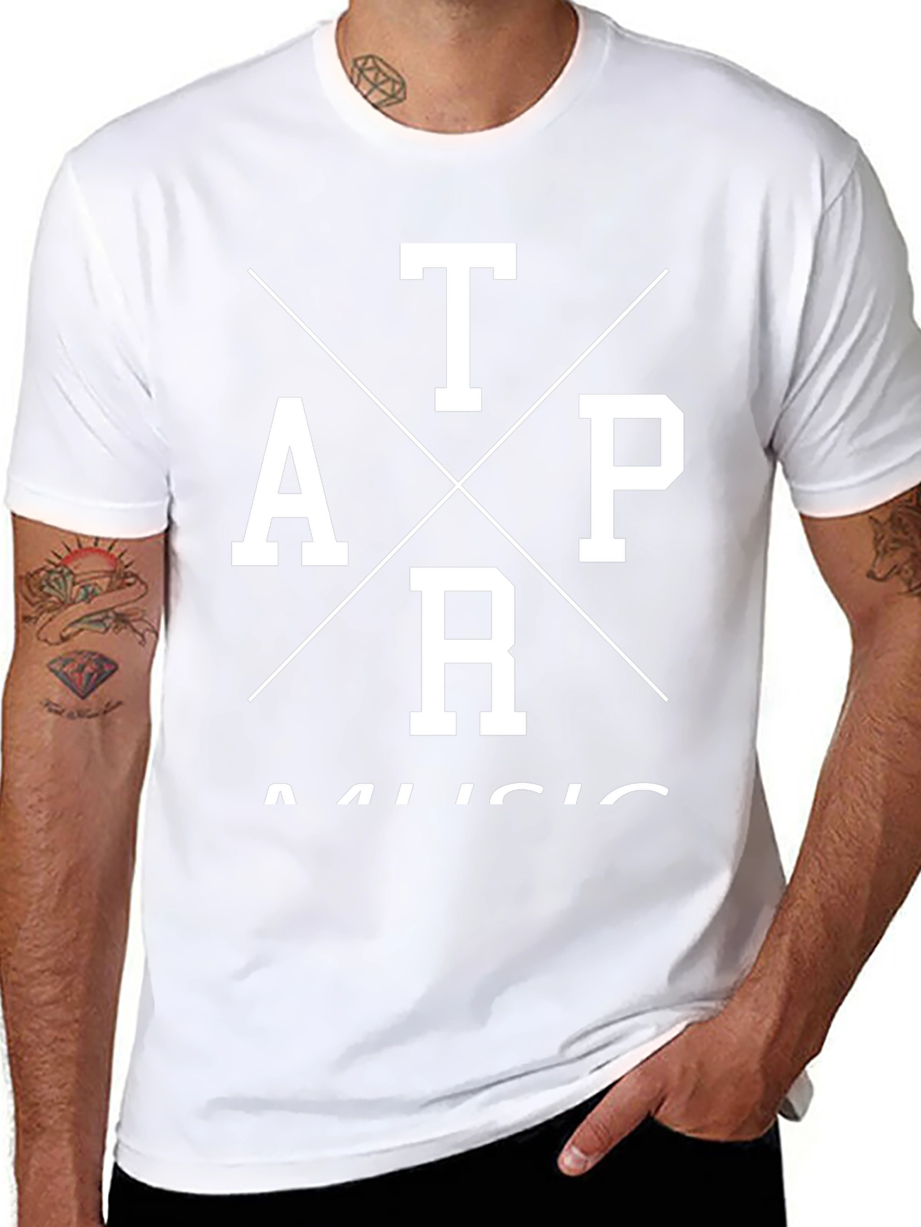 TAPR Music Graphic Tee - Mens Black T-Shirt