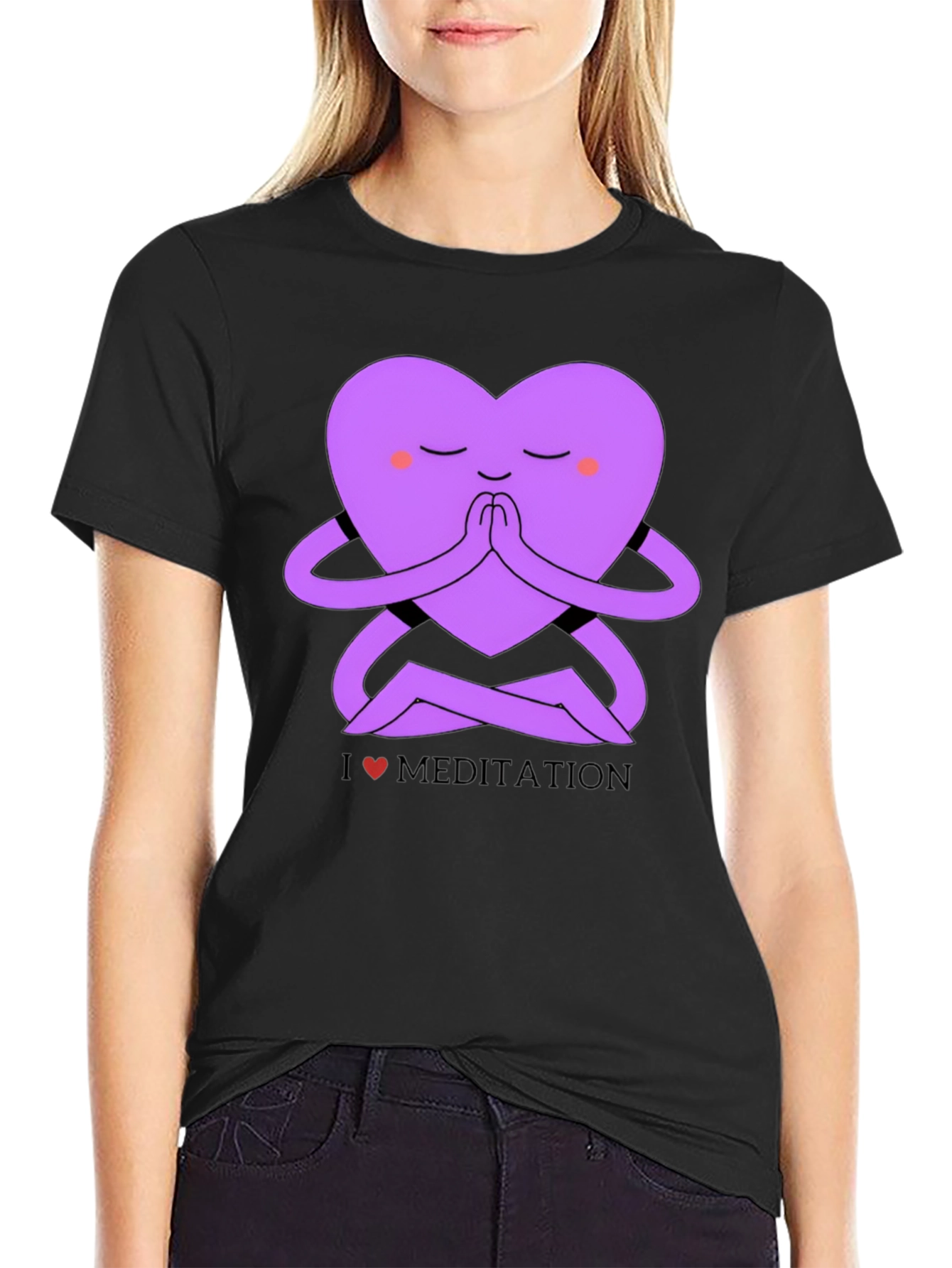 I Love Meditation Graphic T-Shirt