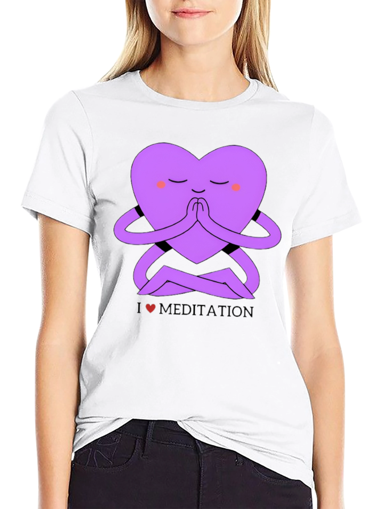 I Love Meditation Graphic T-Shirt