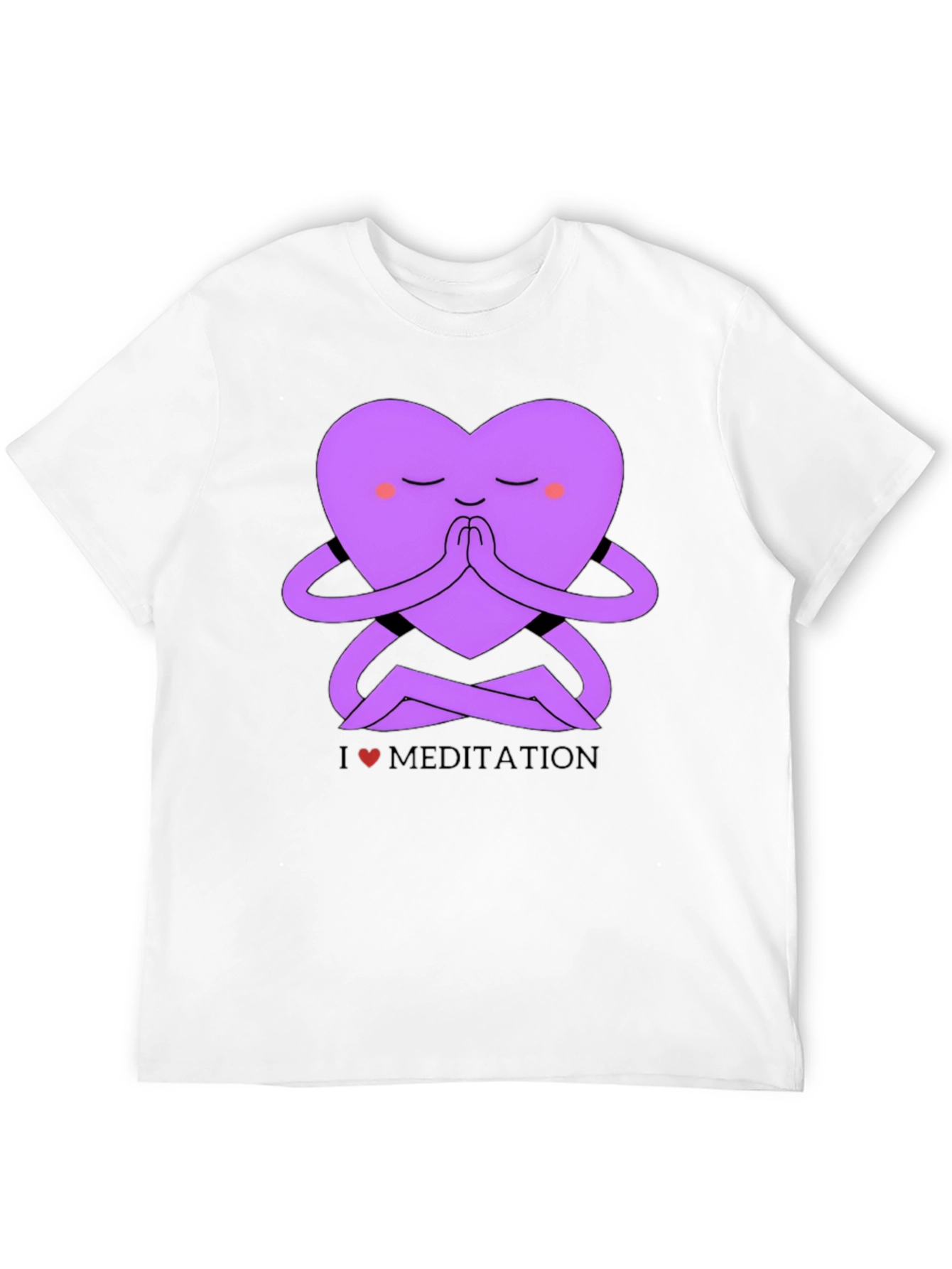 I Love Meditation Graphic T-Shirt