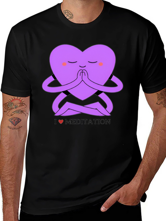 I Love Meditation Graphic T-Shirt