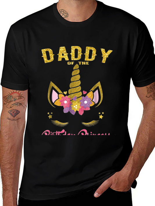 Daddy of the Birthday Princess Unicorn T-Shirt