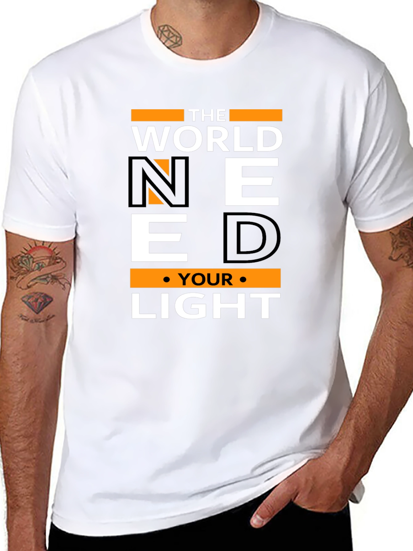 Motivational Need Your Light Graphic T-Shirt