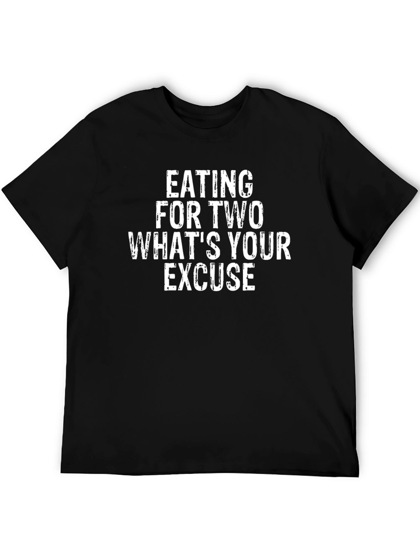 Eating for Two Funny Graphic T-Shirt