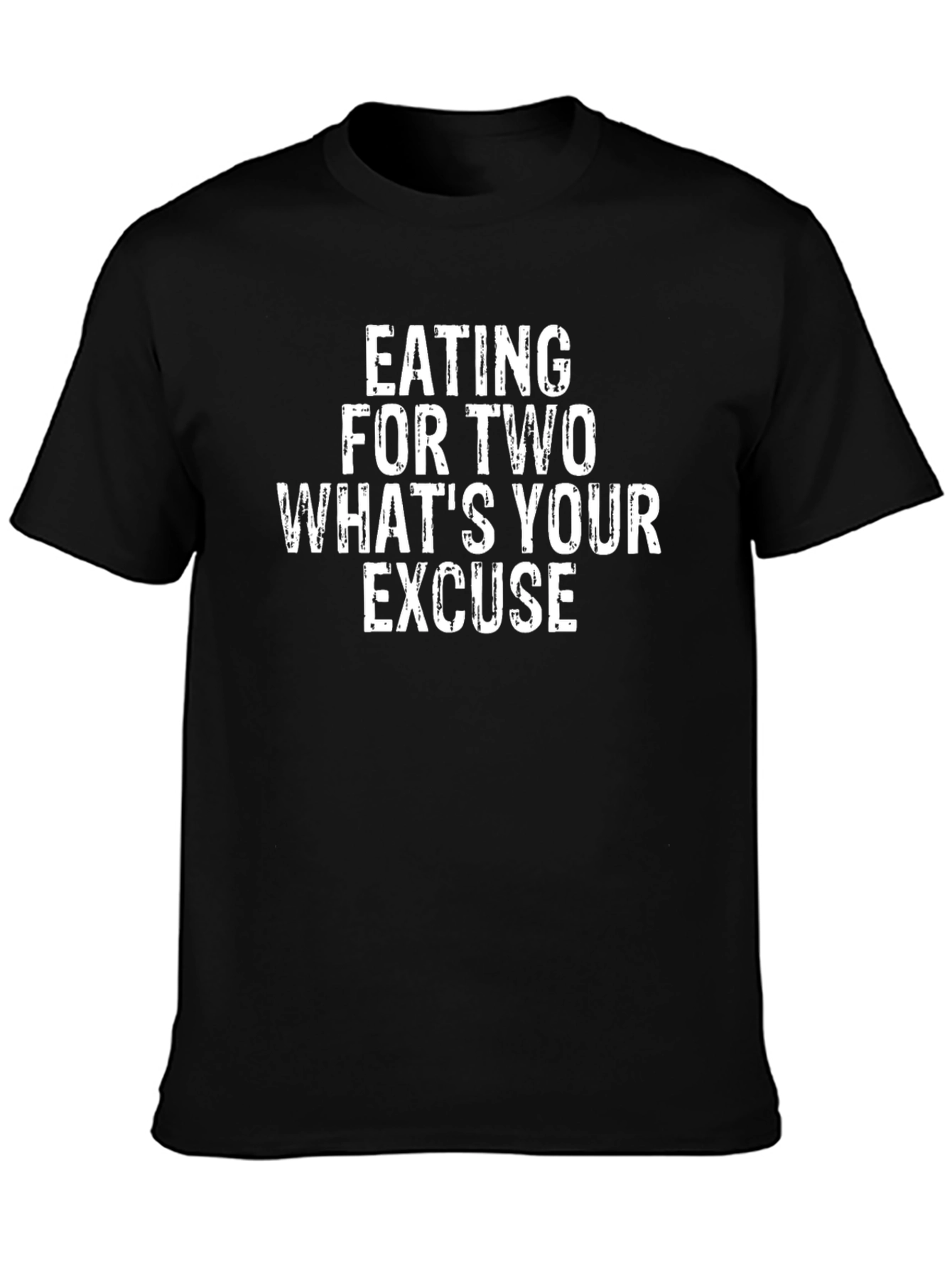 Eating for Two Funny Graphic T-Shirt