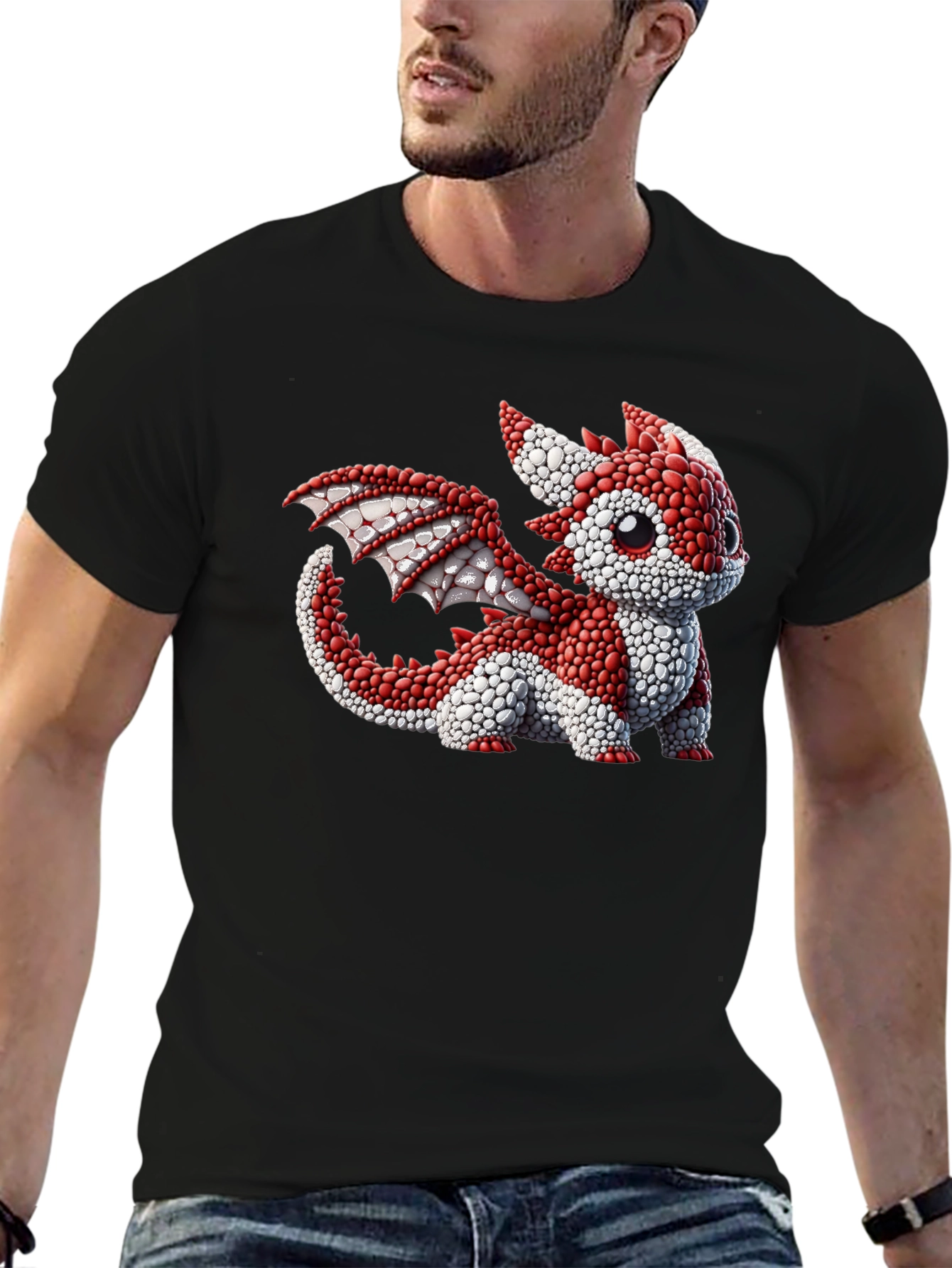 Dragon Graphic Black T-Shirt