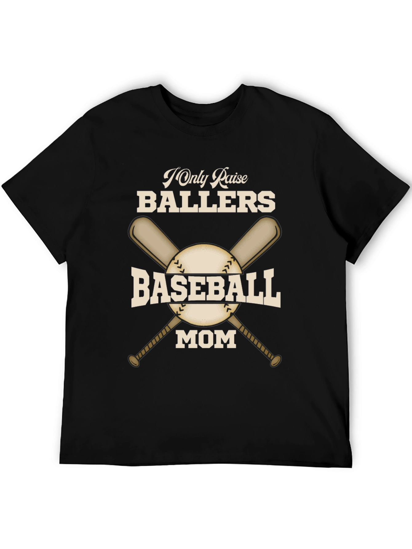 Baseball Mom T-Shirt - Raise Ballers