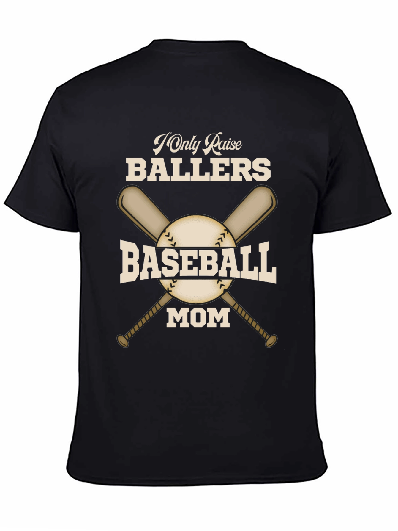 Baseball Mom T-Shirt - Raise Ballers